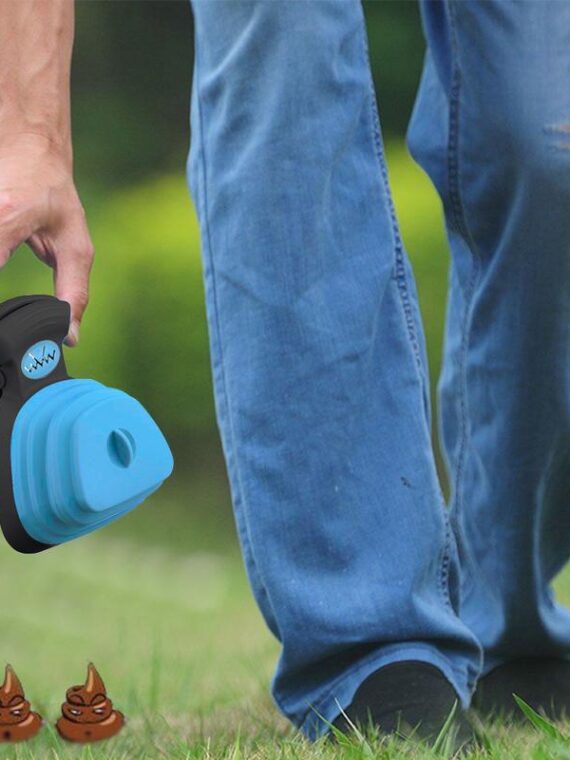1PC Dog Pet Travel Foldable Pooper Scooper Poop Scoop Easy Clean Pick Up Excreta Cleaner Green/Blue/Yellow/Red DropShipping